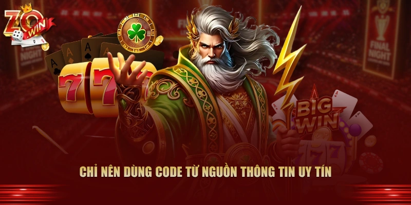 Chỉ nên dùng code từ nguồn thông tin uy tín