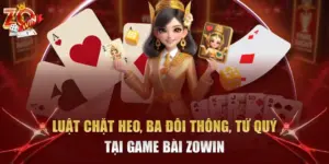 luật chặt heo, ba đôi thông, tứ quý tại game bài Zowin