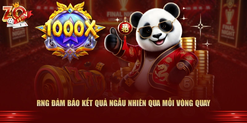 RNG đảm bảo kết quả ngẫu nhiên qua mỗi vòng quay