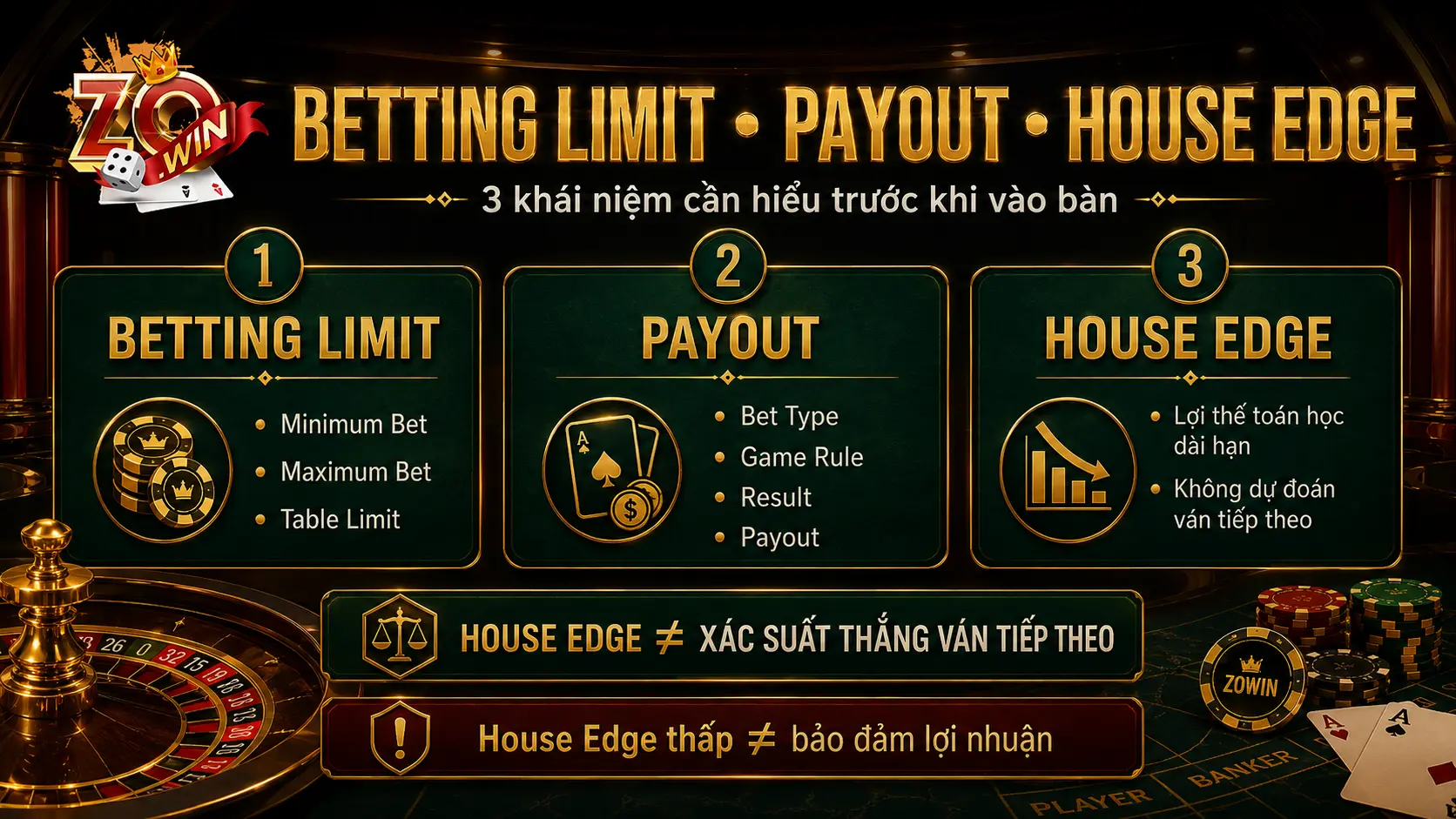 Betting Limit trong Casino ZOWIN là gì