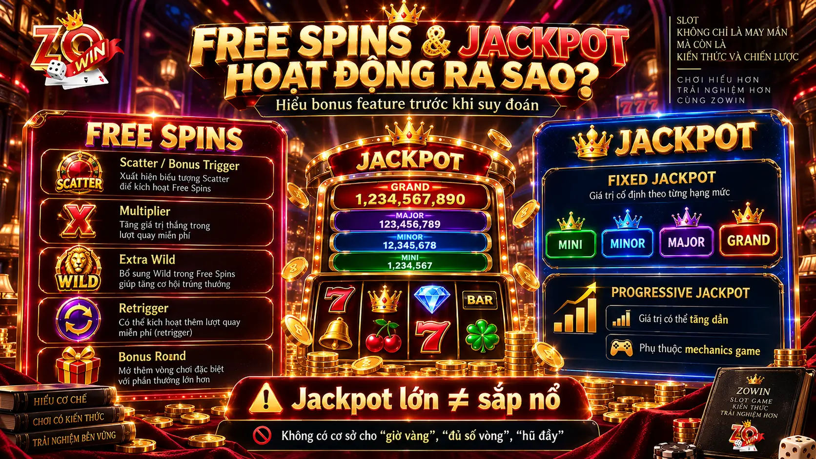 Free Spins & Jackpot hoạt động ra sao
