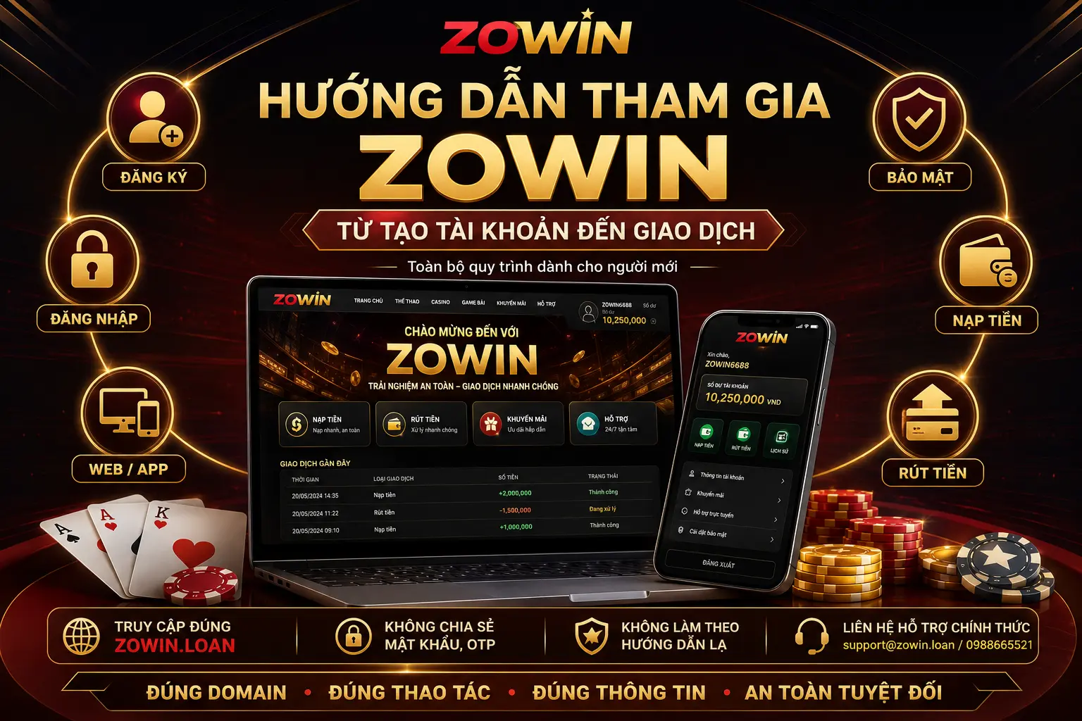 Hướng Dẫn Tham Gia ZOWIN