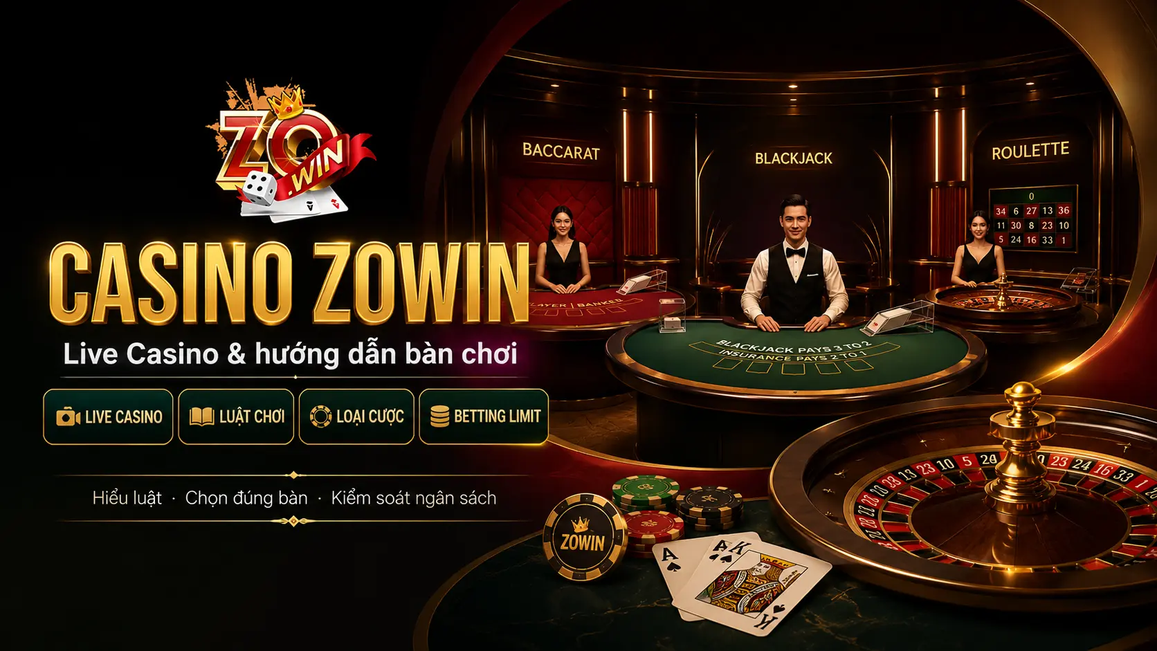 Live Casino & hướng dẫn bàn chơi