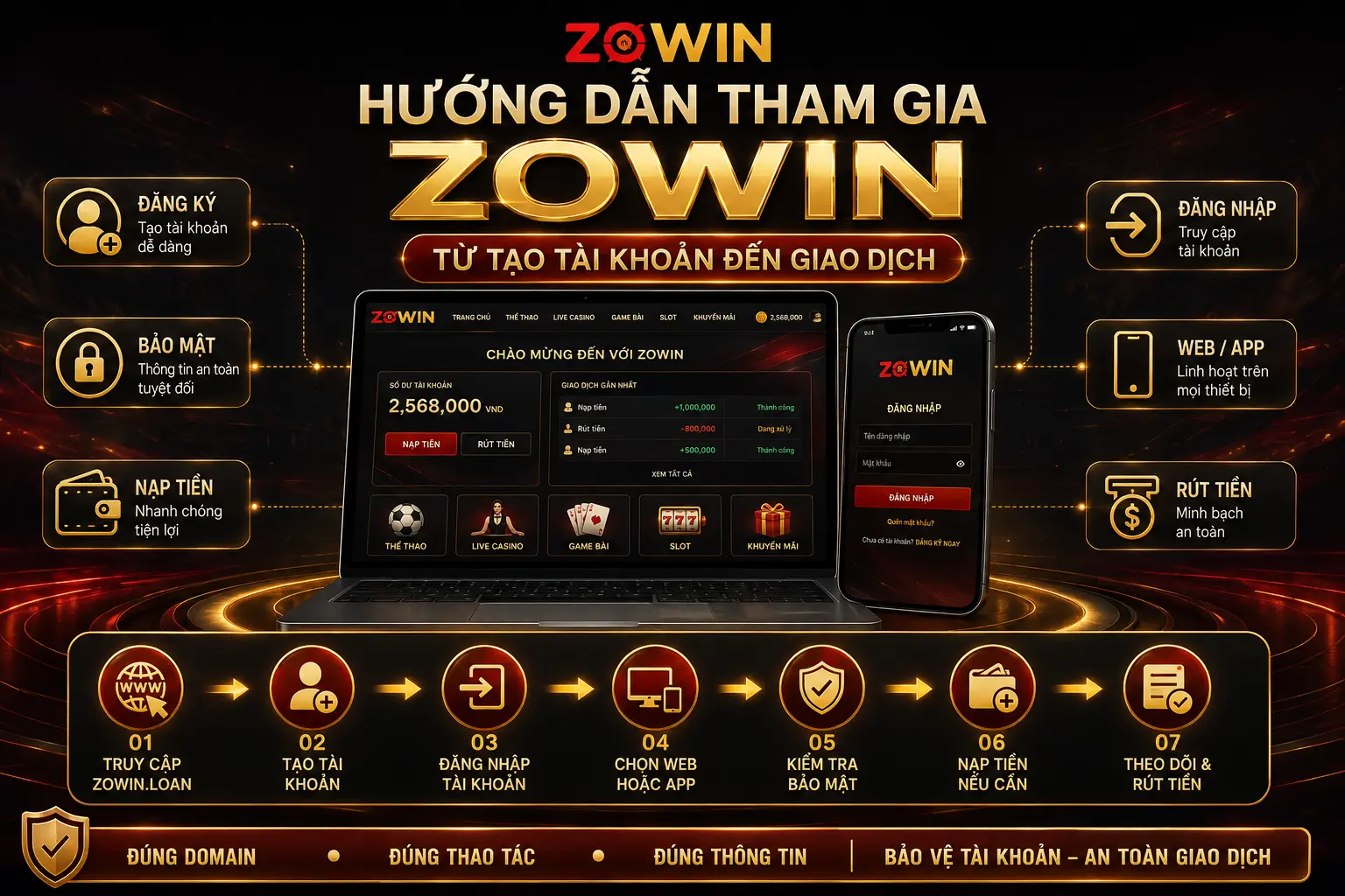 Nạp tiền & Rút tiền hiểu đúng trước khi giao dịch