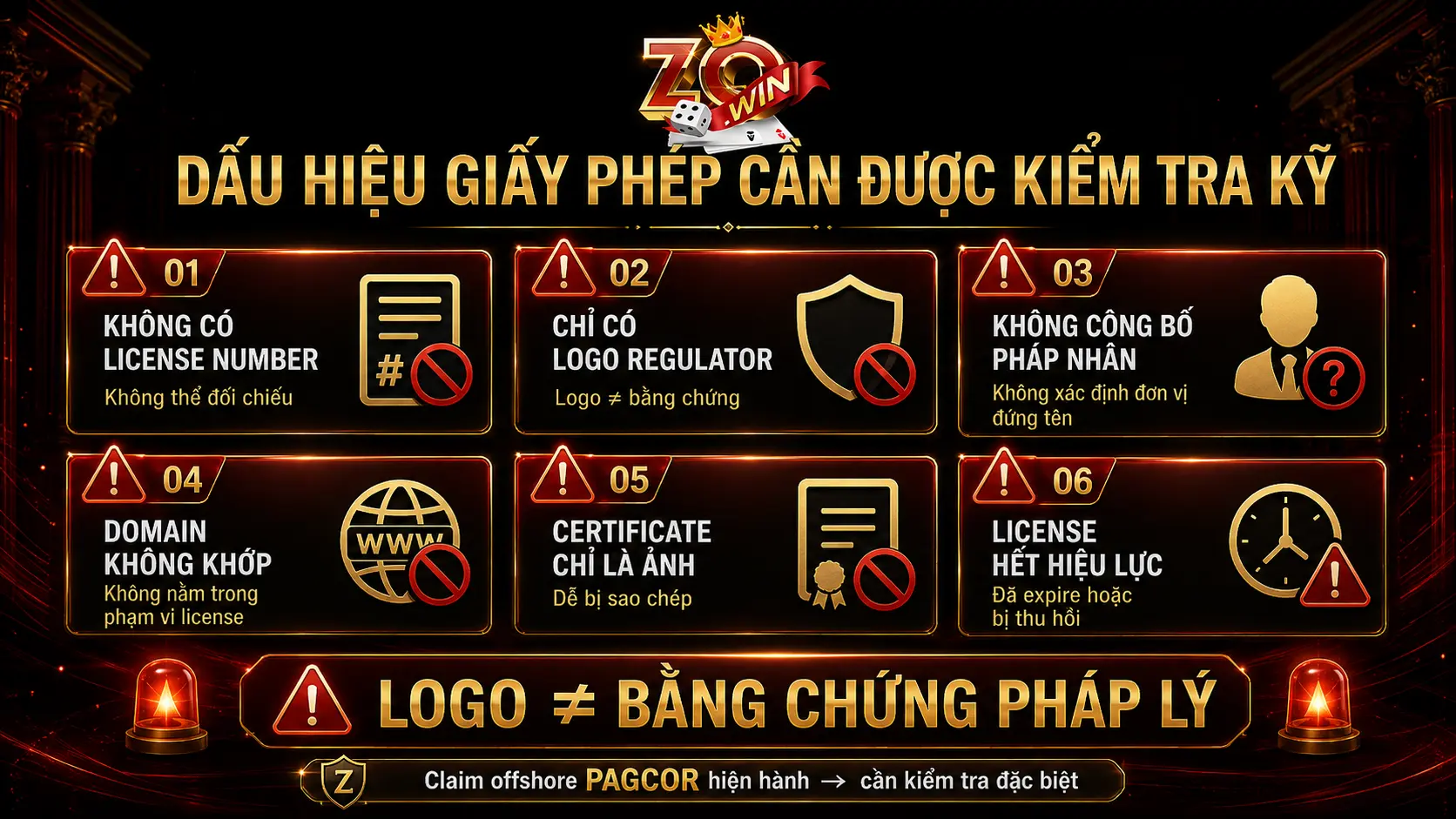 Những dấu hiệu giấy phép cần được kiểm tra kỹ