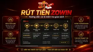 Rút Tiền ZOWIN – Hướng Dẫn Rút & Kiểm Tra Giao Dịch